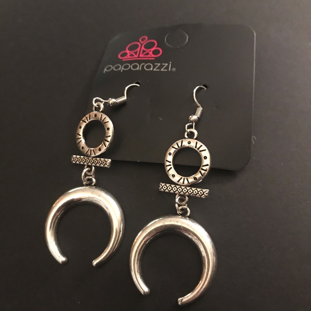 Silver earrings